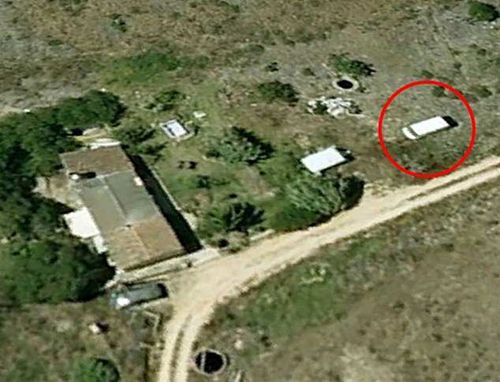 Satellite images taken shortly after Madeleine McCann's disappearance appear to show the prime suspect's camper van parked about two kilometres away from her hotel.