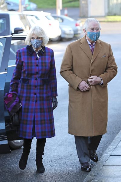 Prince Charles and Camilla visit COVID-19 vaccine clinic, December 2020