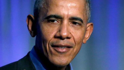 Former President Barack Obama said his successor President Donald Trump is "the symptom, not the cause" of division and polarisation in the US.