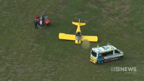 The pilot's partner witnessed the fatal crash. (9NEWS)