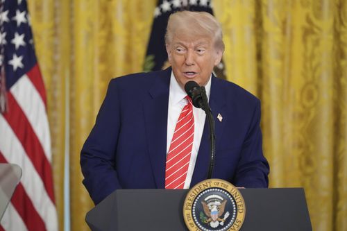 US President Donald Trump 