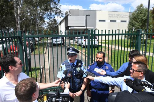 Emergency services were called at 11.50am to reports eight teenagers had received a minor needle prick.