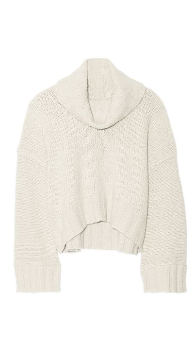 <a href="http://www.net-a-porter.com/product/504844/Donna_Karan_New_York/chunky-knit-cashmere-and-silk-blend-turtleneck-sweater">Turtleneck Sweater, $2,993.73, Donna Karan New York</a>