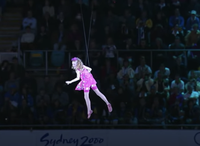 There were gasps from households around the world when Webster rose into the air above Sydney Olympic Stadium.