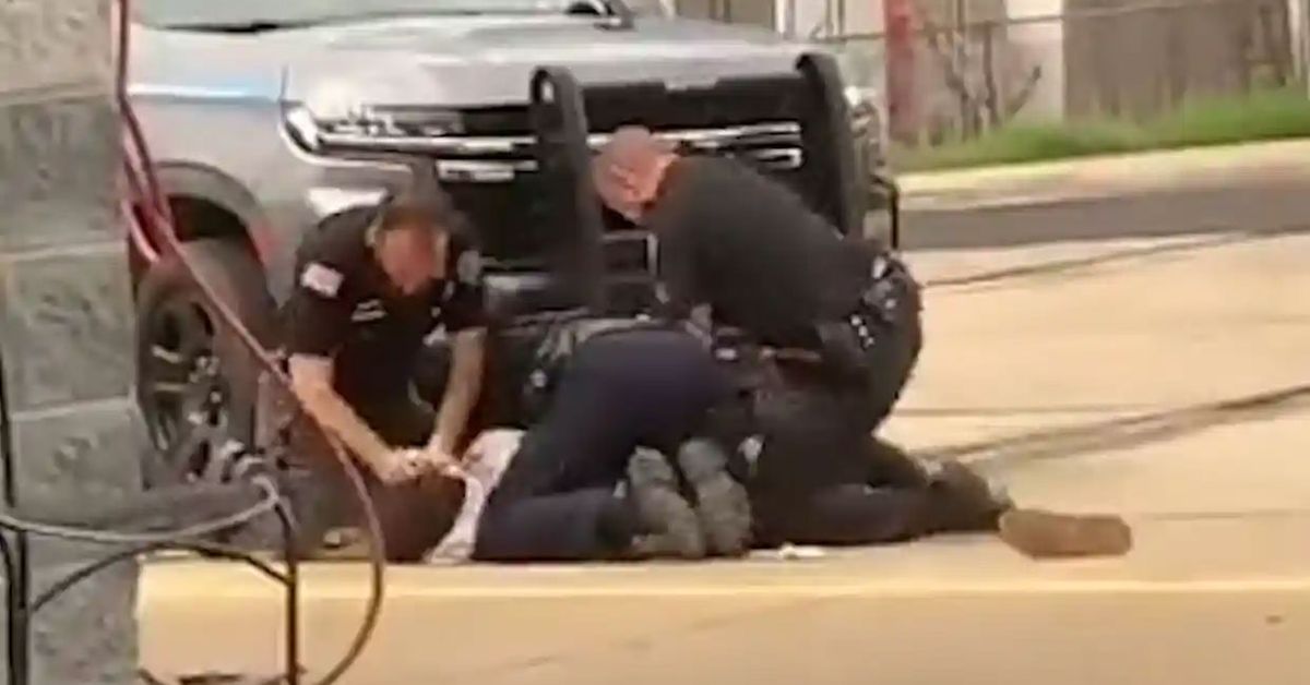 US police officers suspended after witness films brutal arrest – 9News