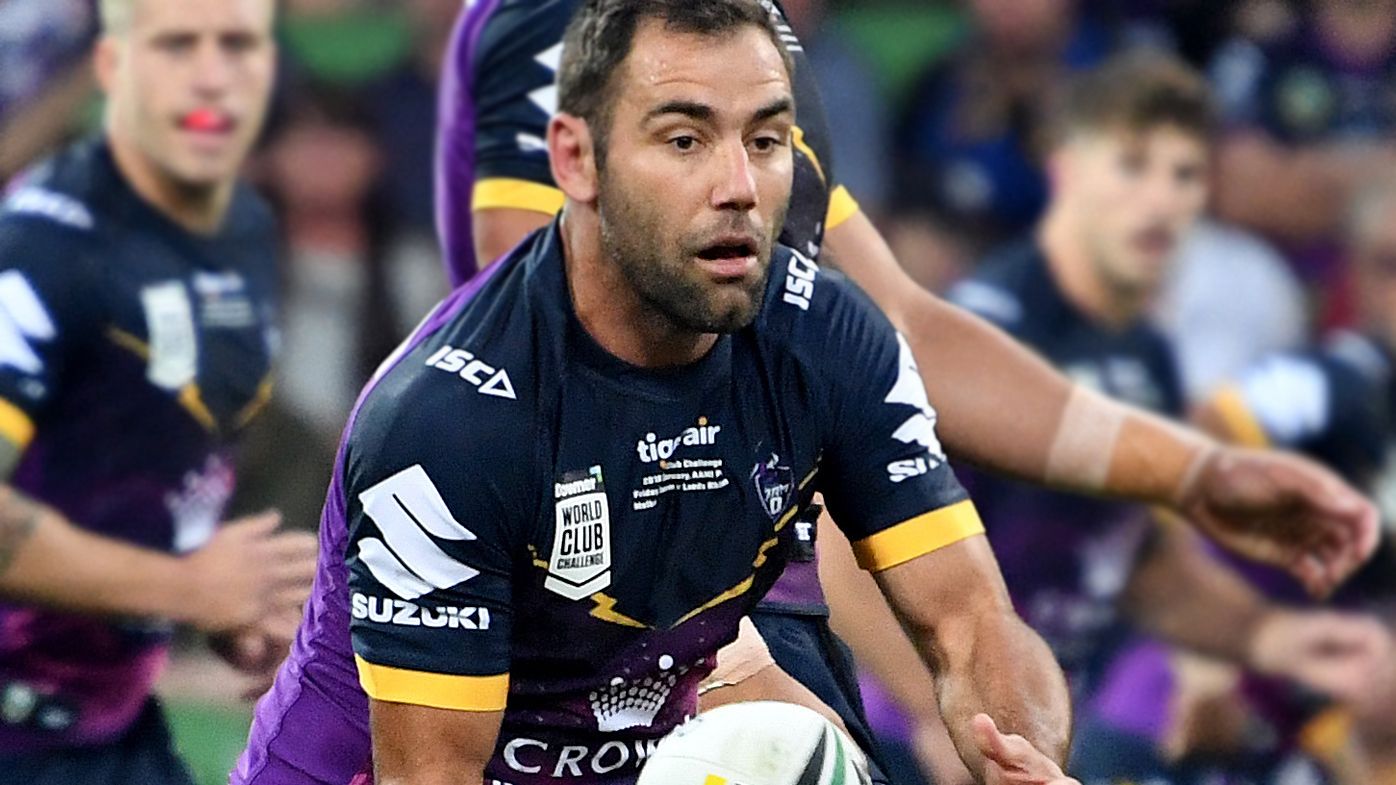 NRL: Melbourne Storm captain Cameron Smith given warning for 'concerning act' elbow in World Club Challenge against Leeds