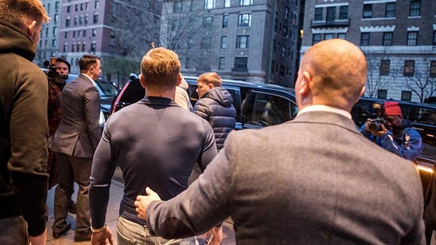 Conor McGregor surfaces after being released on $50,000 bail over assault charge