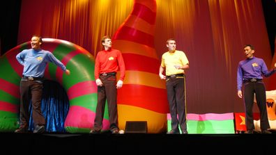 The Wiggles during The Wiggles in Concert - October 25, 2004 at Arena at Gwinnett Center in Duluth, Georgia, United States.