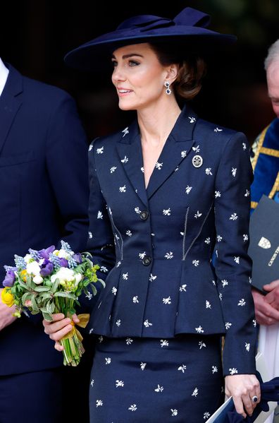 Princess of Wales navy suit