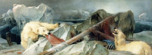 Edwin Landseer's Man Proposes, God Disposes hypothesised a grim fate for the Franklin expedition.