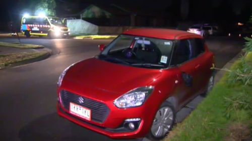 Four men allegedly ganged up on the solo driver. (9NEWS)