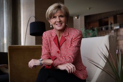 Julie Bishop minister for Foreign Affairs at APEC in Beijing on Saturday 8 2014. Photo: Andrew Meares