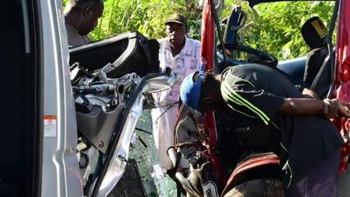 The crash happened yesterday afternoon in Port Vila. 