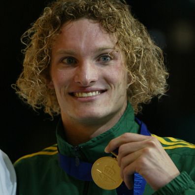 Australian swimmer Justin Norris at the 2002 Commonwealth Games