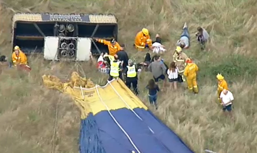 Go Wild Ballooning offers regular flights over Yarra Valley and was established in 1989. (9NEWS)