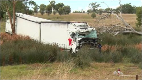 A truck driver has been jailed for three-and-a-half years after a crash that killed two young boys.