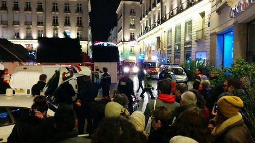 A car has crashed into a Christmas market in western France. (Twitter)