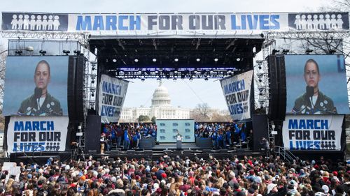 Emma Gonzalez was among a number of guest speakers at the event. (AP)