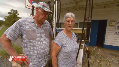 A pair of retirees are pleading for compassion from the government after a bureaucratic mess left them with no retirement nest egg and their local community with no petrol station.