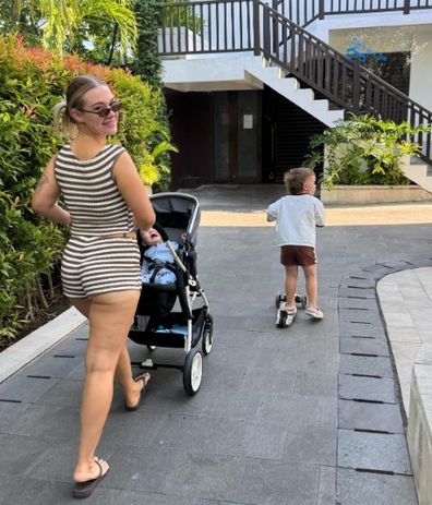 Australian influencer Taleigha Skye has been forced to apologise after leaving her six-month-old baby alone in a locked hotel room while holidaying in Bali.