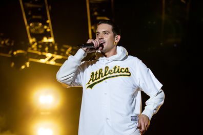 OAKLAND, CALIFORNIA - SEPTEMBER 28: G-Eazy performs at Rolling Loud festival at Oakland-Alameda County Coliseum on September 28, 2019 in Oakland, California. (Photo by Miikka Skaffari/WireImage)