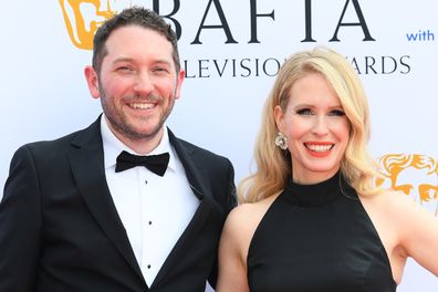 Jon Richardson and Lucy Beaumont at the 2023 BAFTA Television Awards at The Royal Festival Hall on May 14, 2023 in London, England. 