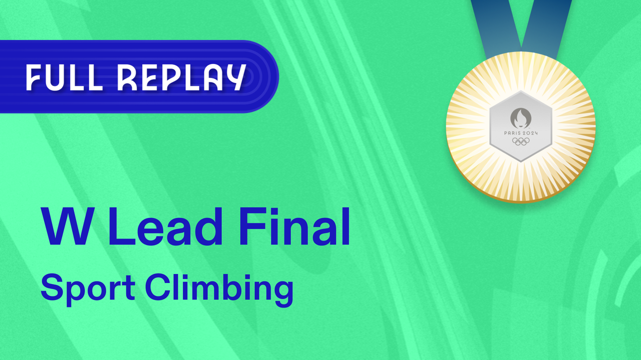 Sport Climbing Olympic Games Paris 2024 Women's Lead Final Replay