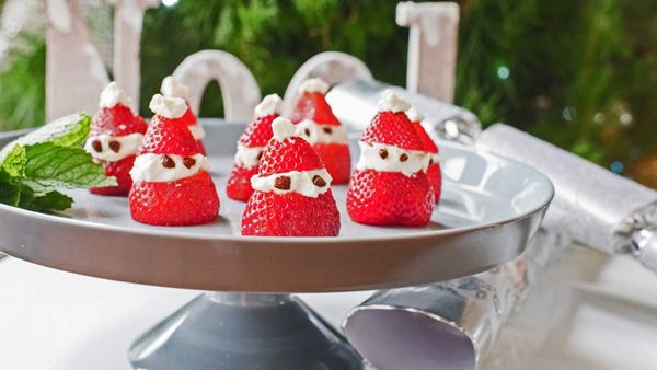 Be Fit Food strawberry santa