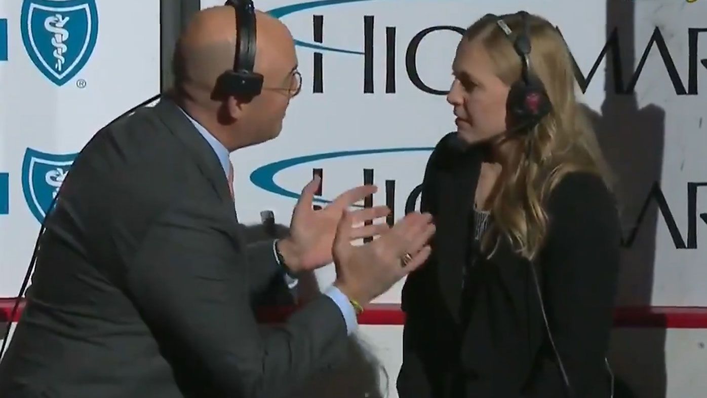 TV host Pierre McGuire's 'mansplaining' to Olympic champion Kendall Coyne Schofield enrages fans
