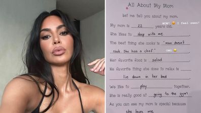 Kim Kardashian has shared a hilarious Mother&#x27;s Day note from her daughter Chicago