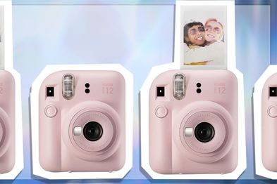 9PR: Instax Fujifilm Mini12 Instant Camera, Blossom Pink