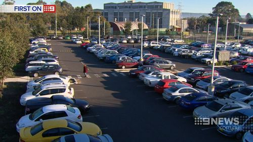 Car spaces are usually already full before sunrise. (9NEWS)