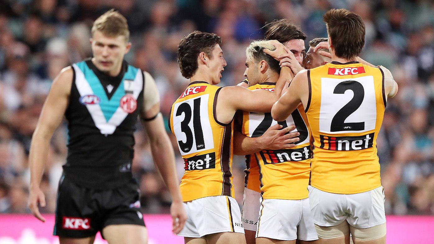 Hawthorn extends Port Adelaide's 'disastrous start' with shock 64-point win