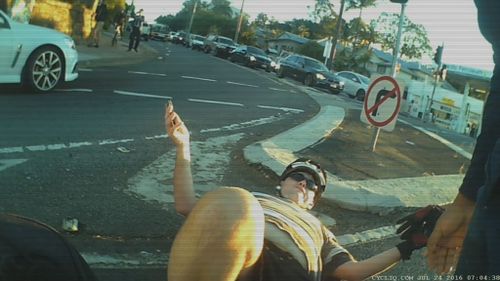 Cyclist Geoffrey James was riding to work in east Brisbane when he was knocked off his bike. (Bicycle Queensland)