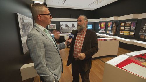 Scott Hill, curator of a new exhibit at the Museum of Sydney called The People's House: Sydney Opera House at 50.