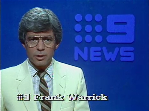 Queensland newsreader Frank Warrick dies 