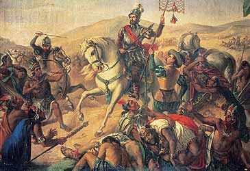 Hernán Cortés' expeditions colonised which region of the Americas for Spain?