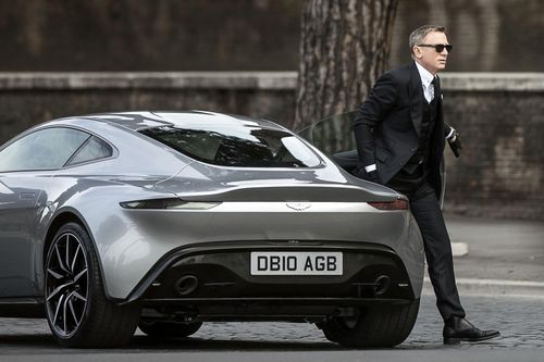 The Aston Martin was originally developed for the 007 film Spectre.