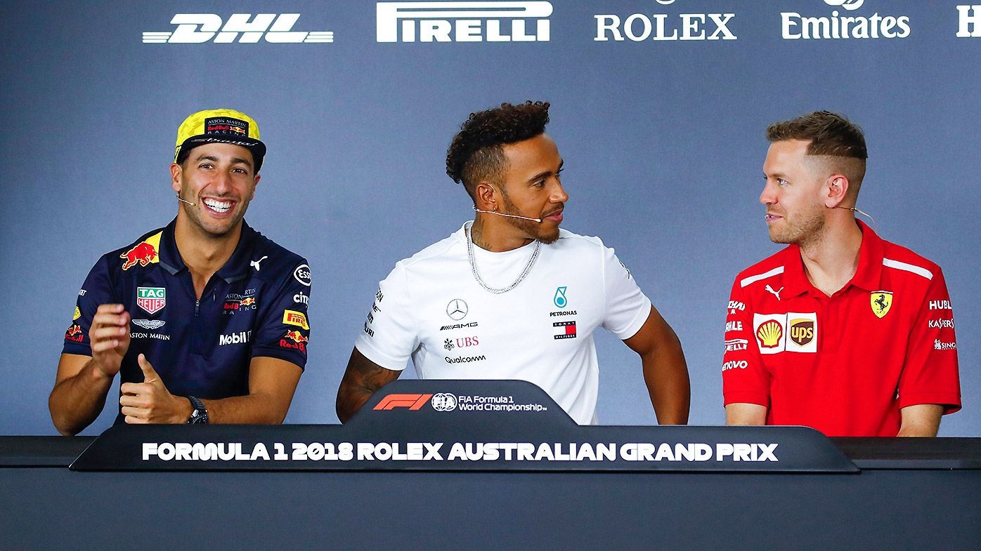 Lewis Hamilton and Daniel Ricciardo reveal their single weakness ahead of Formula One's 2018 Australian Grand Prix