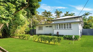 First home buyer weatherboard affordable listing front garden Domain