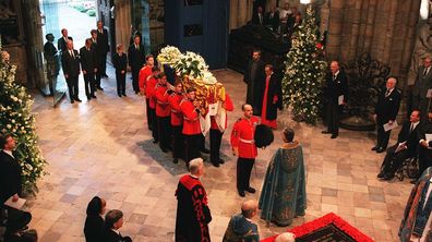 Princess Diana funeral at Westminster Abbey. 