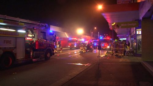 Fire fighters were called to the scene just 1.30am. (9NEWS)