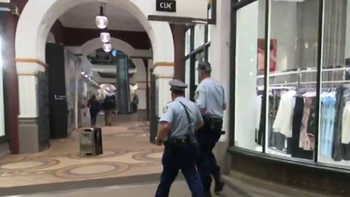 A 45-year-old man suffered critical injuries in the fall at the Queen Victoria Building. (9NEWS)