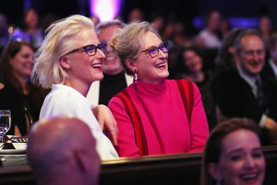 Actor Mamie Gummer (L) and honoree Meryl Streep attend The 19th CDGA (Costume Designers Guild Awards) with Presenting Sponsor LACOSTE at The Beverly Hilton Hotel on February 21, 2017 in Beverly Hills, California. (Photo by Christopher Polk/Getty Images)