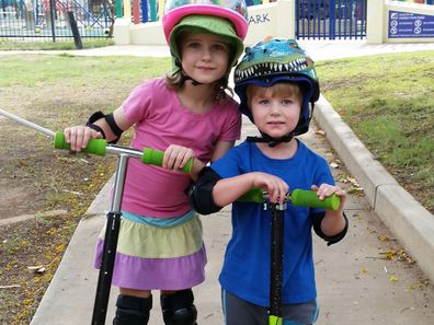 River and Nyobi Hinder died in a Mt Isa caravan blast caused by their father.