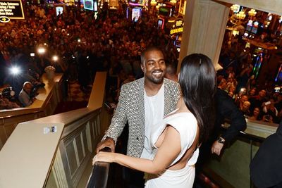 As you can see, just a few people turned up to watch Kimye in action.<br/><br/>Image: Getty