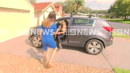 Ms Taylor outside her Wamberal home. (9NEWS)