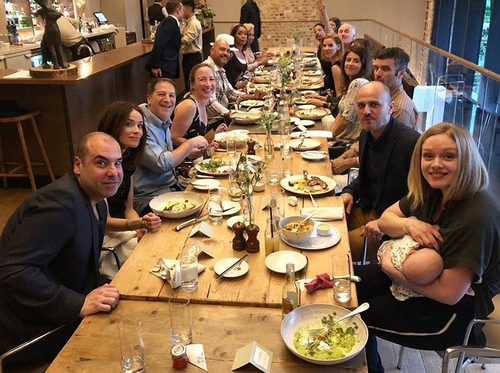The Suits stars get together for a 'Last Supper' the day before their co-star marries into royalty. Picture: Instagram