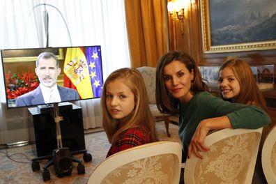 Spanish royal family Christmas