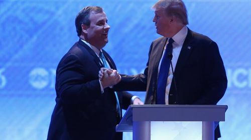 Chris Christie endorsed Trump after dropping out of the race in February. (Getty)